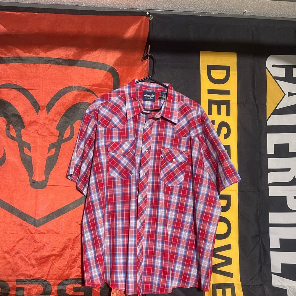 Wrangler short sleeve western wear